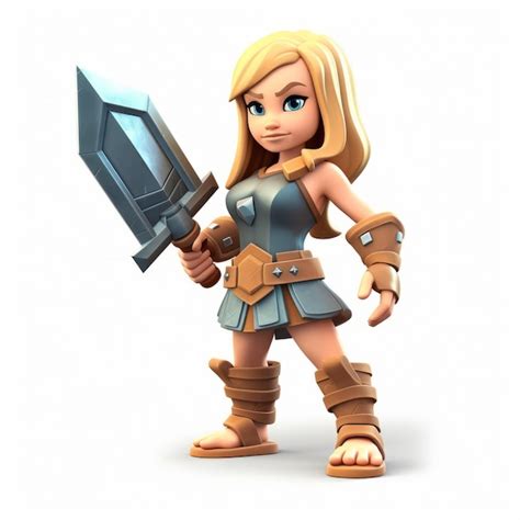 clash of clans characters female.